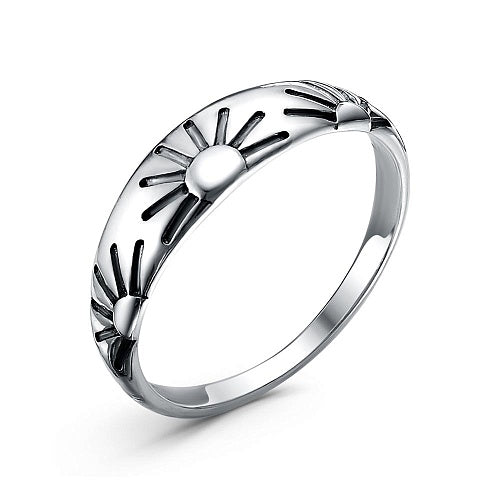 Silver plated ring. Belt