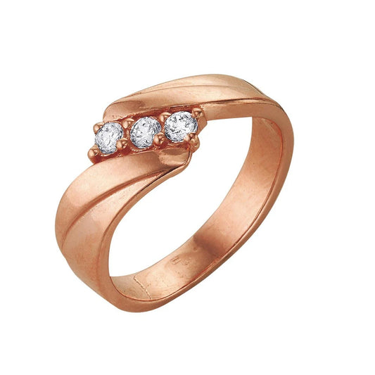 Mountain gold plated ring
