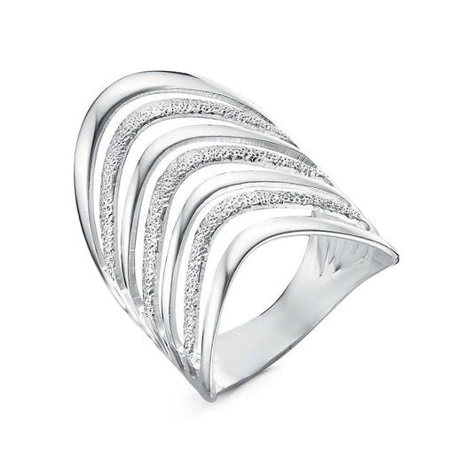 Silver plated ring