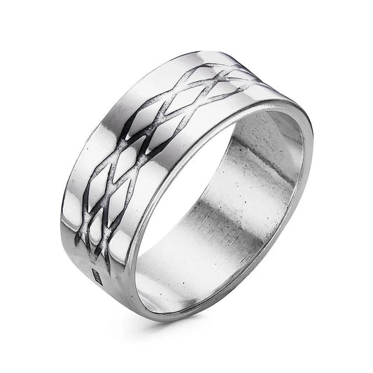 Silver plated ring