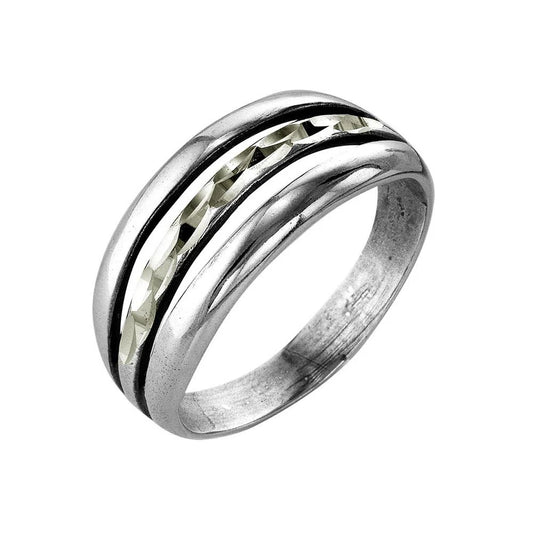 Silver plated ring