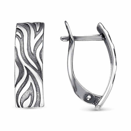 Earrings silver plated
