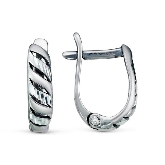 Earrings silver plated
