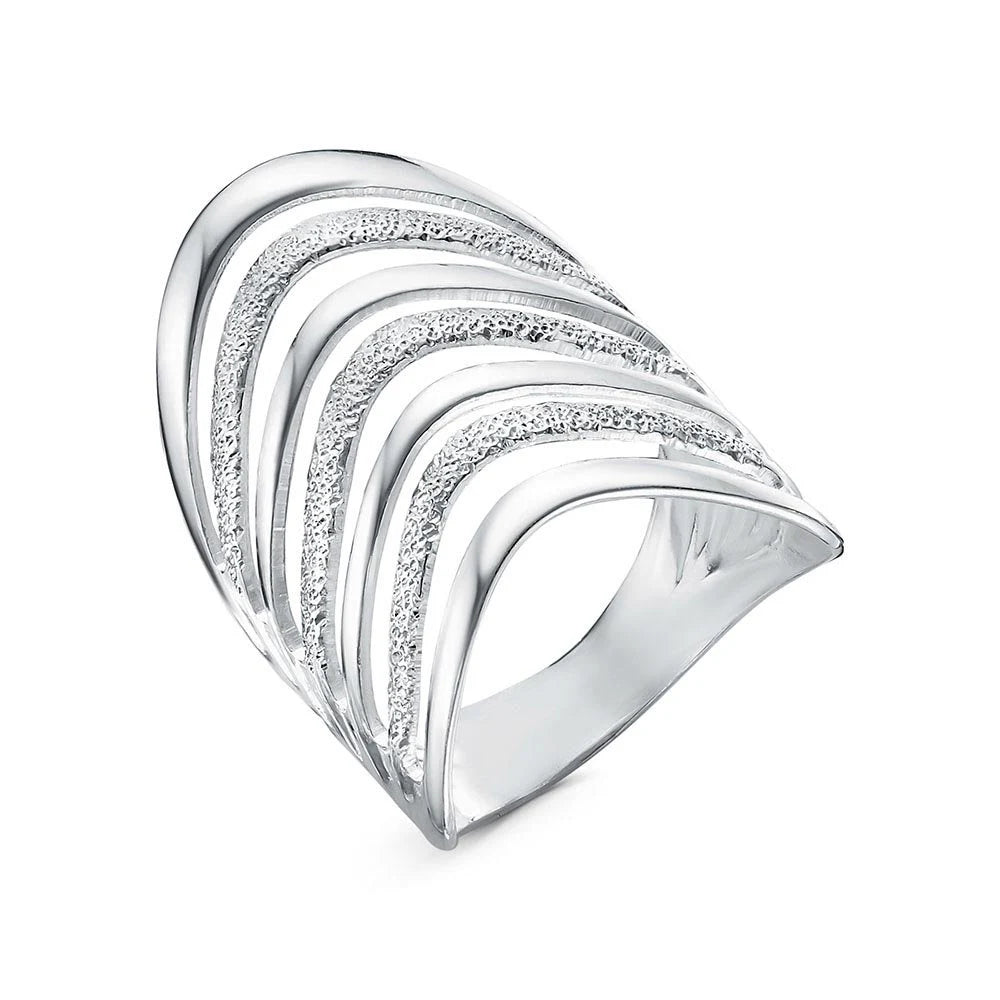 Silver plated ring